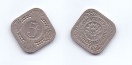 Netherlands 5 Cents 1938 - 5 Centavos