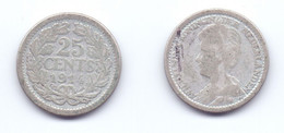 Netherlands 25 Cents 1914 - 25 Centavos