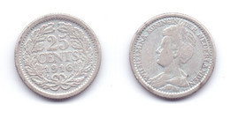 Netherlands 25 Cents 1916 - 25 Centavos