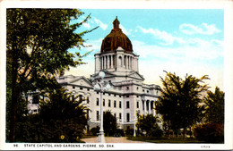 South Dakota Pierre State Capitol Building And Gardens Curteich - Autres & Non Classés