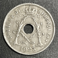 1923 Belgium 25 Cents (french Text) - 25 Cents