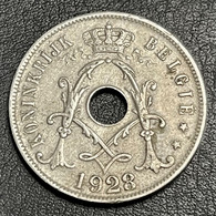 1928 Belgium 25 Cents (dutch Text) - 25 Centimes