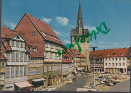 Osterode, Marktplatz, Fachwerkhaus, Um 1988 Mit VW Käfer - Osterode