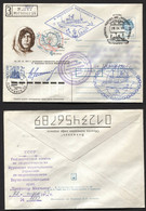 RUSSIE URSS - Lettre 23 04 1993 Antarctique Polaire - Nombreuses Obliterations - Covers & Documents