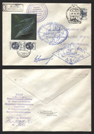 RUSSIE URSS - Lettre 1993 Antarctique Polaire Poisson - Nombreuses Obliterations - Storia Postale