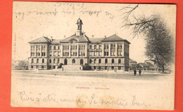 ZRR-17  Yverdon Le Collège   Dos Simple.  Circulé 1900 Avec Timbre UPU 5 Centimes - Yverdon-les-Bains 
