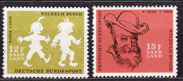 Saar Sarre 1958 Mi#429-430 Mint Never Hinged - Ungebraucht