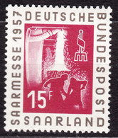 Saar Sarre 1957 Mi#400 Mint Never Hinged - Unused Stamps