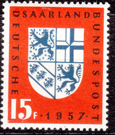 Saar Sarre 1957 Mi#379 Mint Never Hinged - Ungebraucht