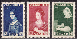 Saar Sarre 1956 Mi#376-378 Mint Never Hinged - Unused Stamps