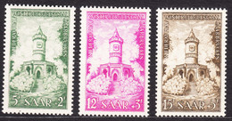 Saar Sarre 1956 Mi#373-375 Mint Never Hinged - Unused Stamps