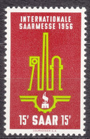 Saar Sarre 1956 Mi#368 Mint Never Hinged - Neufs