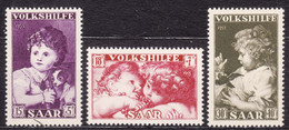 Saar Sarre 1953 Mi#344-346 Mint Never Hinged - Unused Stamps
