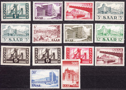 Saar Sarre 1952 Mi#319-337 Mint Never Hinged - Ungebraucht