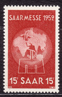Saar Sarre 1952 Mi#317 Mint Never Hinged - Ongebruikt
