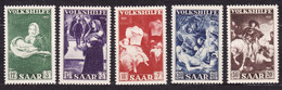 Saar Sarre 1951 Mi#309-313 Mint Never Hinged - Unused Stamps