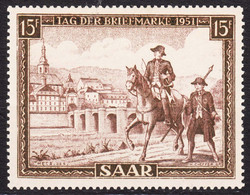 Saar Sarre 1951 Mi#305 Mint Never Hinged - Ongebruikt