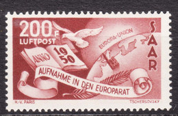 Saar Sarre 1950 Airmail Mi#298 Mint Never Hinged - Ungebraucht
