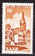 Saar Sarre 1950 Mi#296 Mint Hinged - Unused Stamps