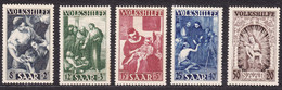 Saar Sarre 1949 Mi#267-271 Mint Hinged - Ungebraucht