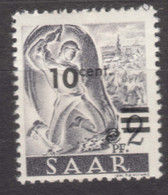 Saar Sarre 1947 Mi#226 Mint Hinged Variety - Neufs