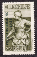 Saar Sarre 1934 Mi#204 Mint Hinged - Neufs