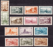 Saar Sarre 1926 Mi#108-121 Mint Hinged - Unused Stamps