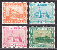 Saar Sarre 1923 Mi#98-101 Mint Hinged - Ongebruikt