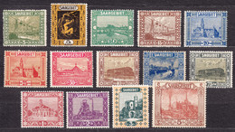 Saar Sarre 1922 Mi#84-97 Mint Hinged - Unused Stamps