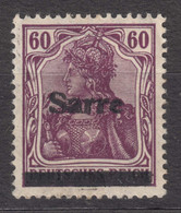 Saar Sarre 1920 Mi#14 Mint Hinged - Covers & Documents