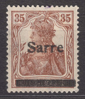 Saar Sarre 1920 Mi#11 Mint Hinged - Lettres & Documents