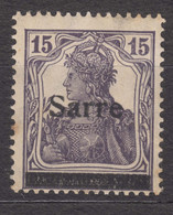 Saar Sarre 1920 Mi#7 Mint Hinged - Brieven En Documenten