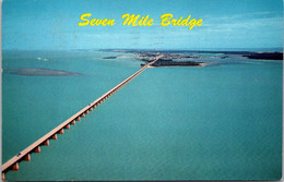 Florida Keys Seven Mile Bridge Looking North Showing Marathon In Distance 1964 - Key West & The Keys