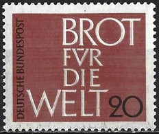 Germany FRG 1962 - Mi 389 - YT 261 ( Freedom From Hunger Campaign ) MH* - Contro La Fame