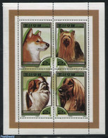Korea, North 2000 Dogs 4v M/s, Mint NH, Nature - Dogs - Corea Del Norte