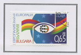 Bulgarie - Bulgarien - Bulgaria 2003 Y&T N°3960 - Michel N°4586 (o) - 0,65l Europalia - Oblitérés