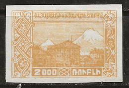 Russie 1920-1921 N° Y&T :  Arménie 112 ND. * - Armenien