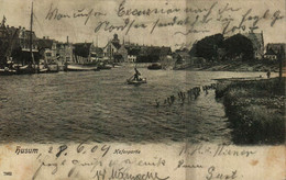 HUSUM - Hafenpartie  28.6.1909 - Husum