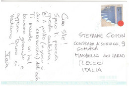 CARTOLINA PER ITALIA - Storia Postale