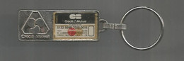 JC, Porte Clés , Clefs, Banque, CREDIT MUTUEL , CB , 2 SCANS, Frais Fr 1.95 E - Porte-clefs