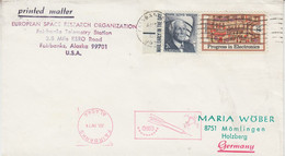 USA Cover European Space Research Organization Fairbanks Alaska Ca Fairbanks JUL 16 1975 (FB157B) - Amérique Du Nord