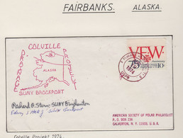 Alaska Colville Drainage Project 2 Signatures  Ca Fairbanks Aug 19 1974 (FB158) - Stations Scientifiques & Stations Dérivantes Arctiques