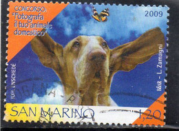 2009 San Marino - Concorso Fotografia Animale Domestico - Oblitérés