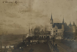 Anvers - Antwerpen / Carte Photo - Fotokaart  / 't Steen 1909 - Antwerpen