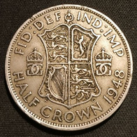 GRANDE BRETAGNE - HALF CROWN 1948 - George VI - Avec "IND:IMP" - KM 866 - K. 1/2 Crown