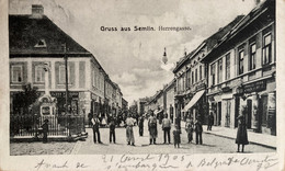 Serbie - Gruss Aus Semlin - Zemun - Herrengasse - Rue De La Commune - Serbia - Serbie