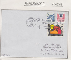 USA  Alaska Cover 1995 "Legends Of Hollywood" Ca Fairbanks JUNE 1  1995 (FB165) - Événements & Commémorations