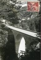 72658 Germany Reich, Maximum 1936 The Bridge Of The Alpenstrasse,Pont,Mi-639 Brücke - Cartas