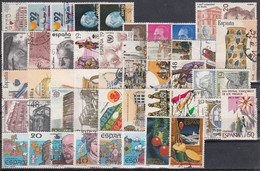 ESPAÑA 1987 Nº 2874/2926 AÑO COMPLETO USADO,48 SELLOS,2 HB,1 CARNET - Volledige Jaargang