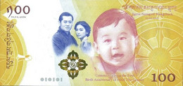 Bhutan 100 Ngultrum 2016 (2018), Commemorative UNC, P-37a, BTNP202a - Bhután